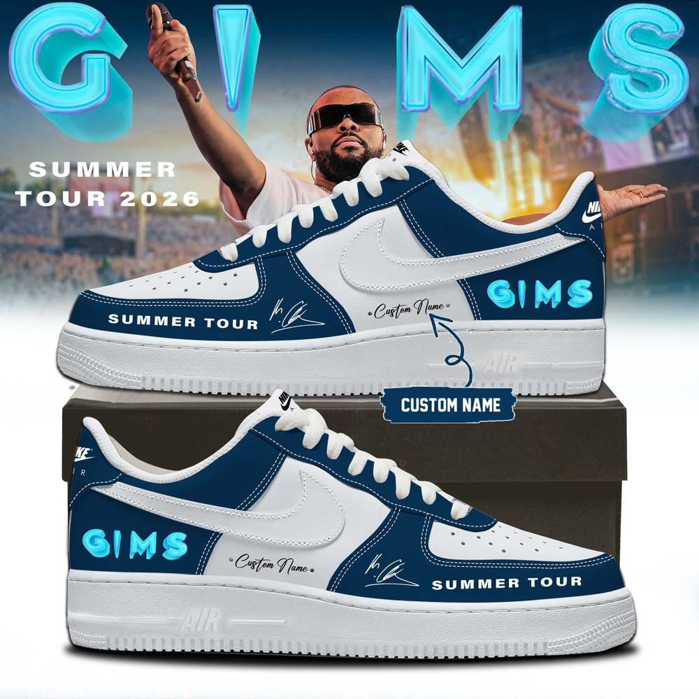 GIMS Navy Blue Music Tour Sneakers