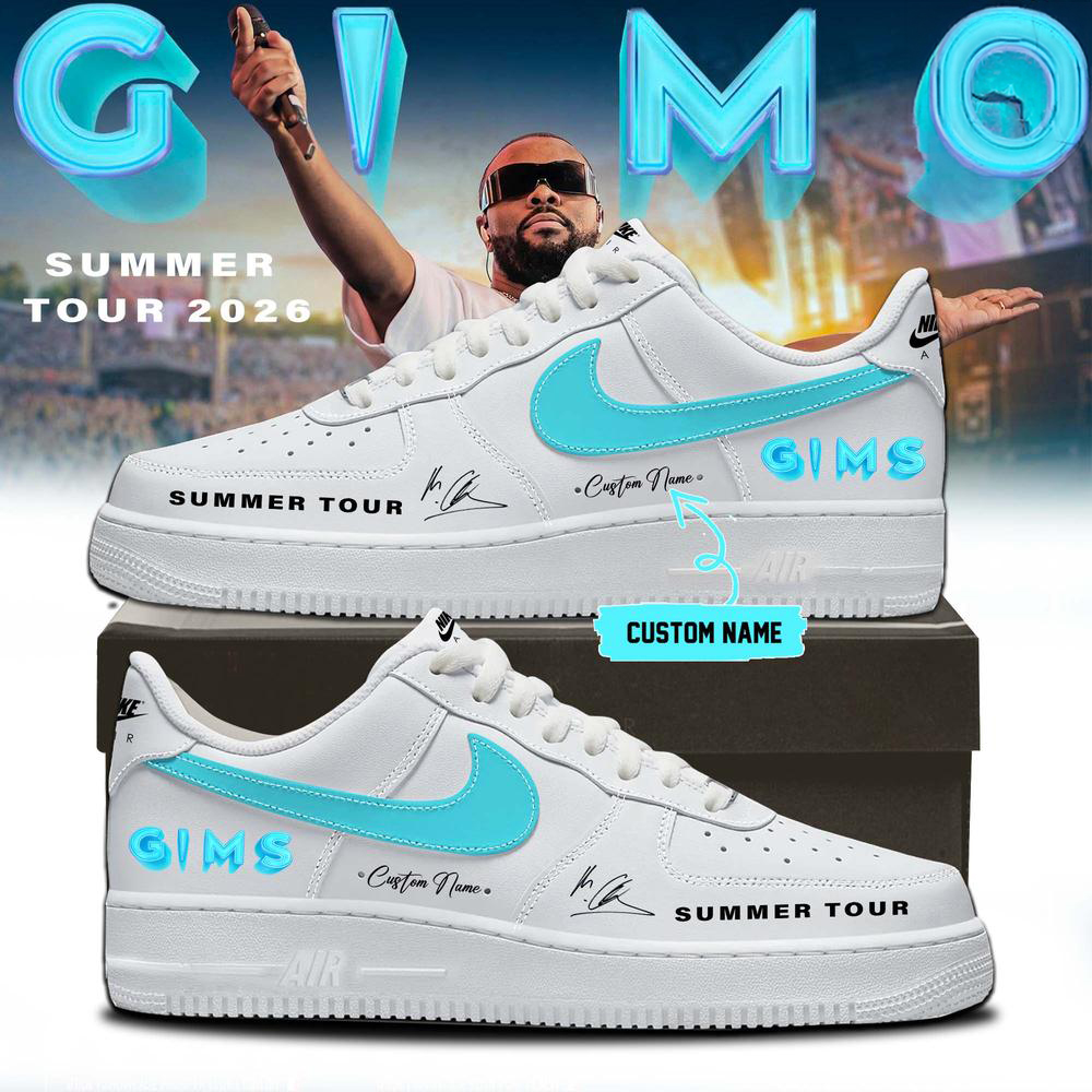 GIMS Teal and White Limited Sneakers