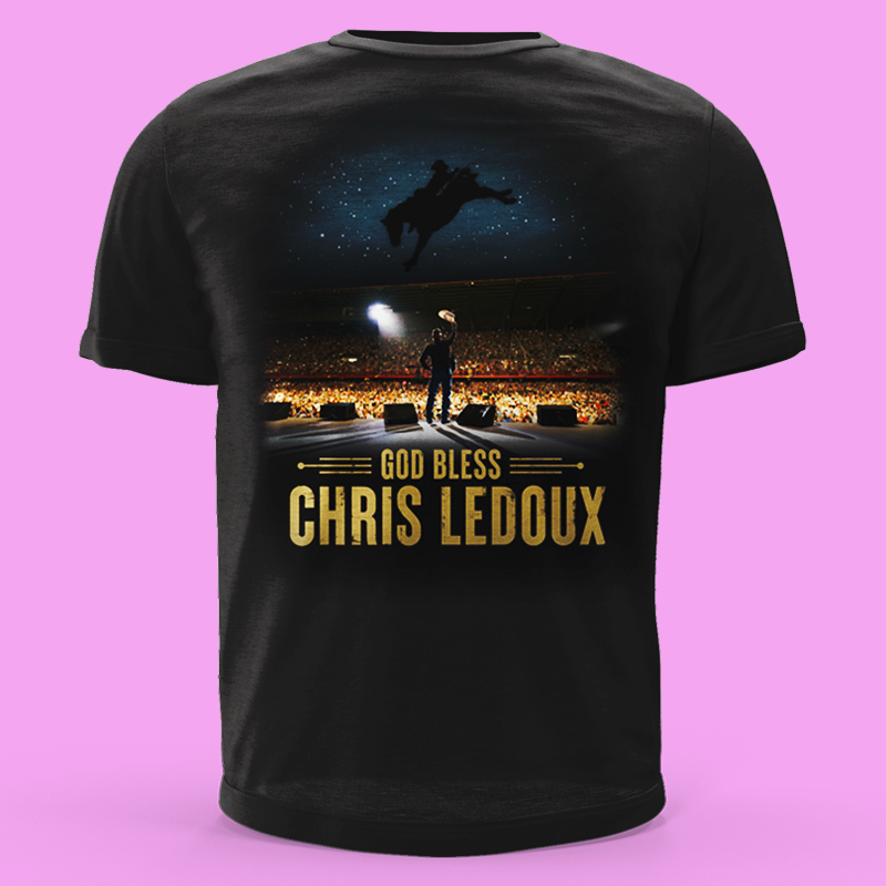 Garth Brooks Tour 2026 God Bless Chris LeDoux T-Shirt - Best Gift for Fans