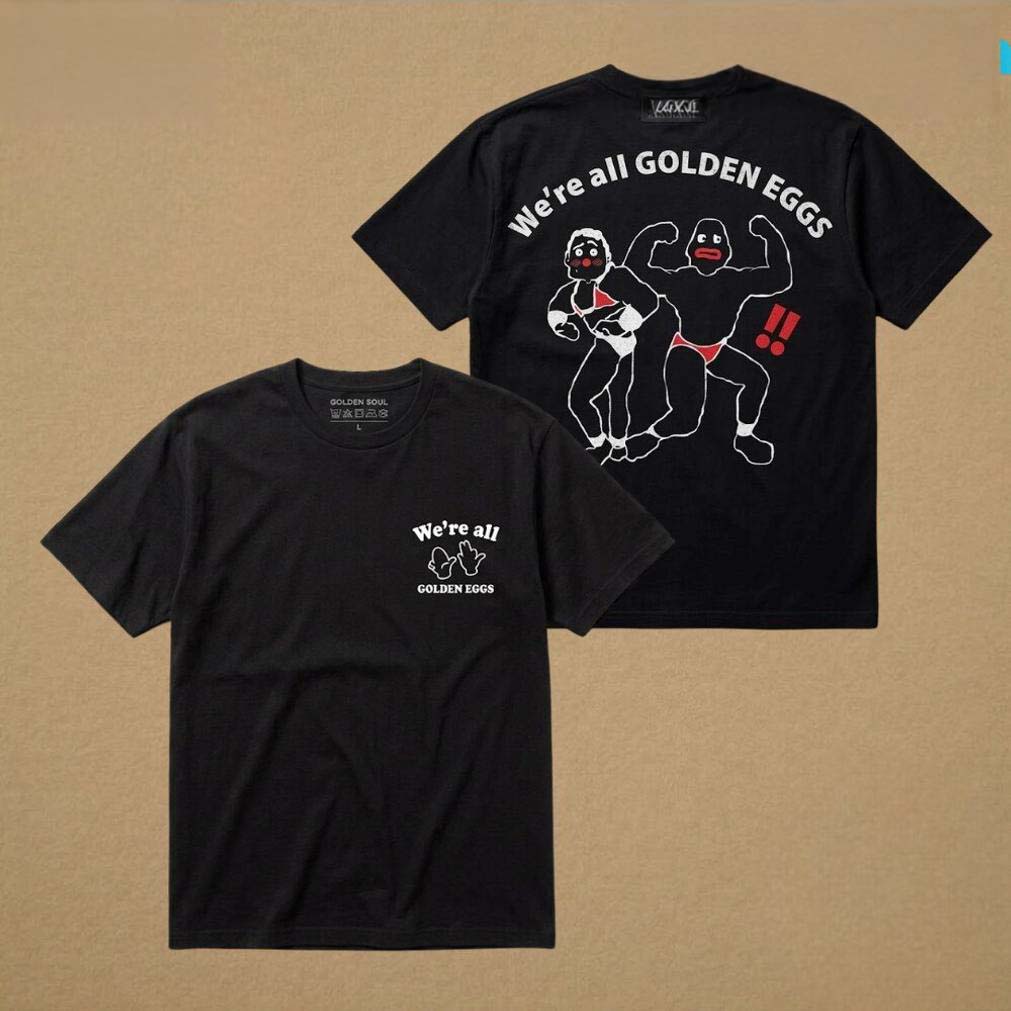 Golden Eggs Meme Shirt Funny Black Graphic Tee