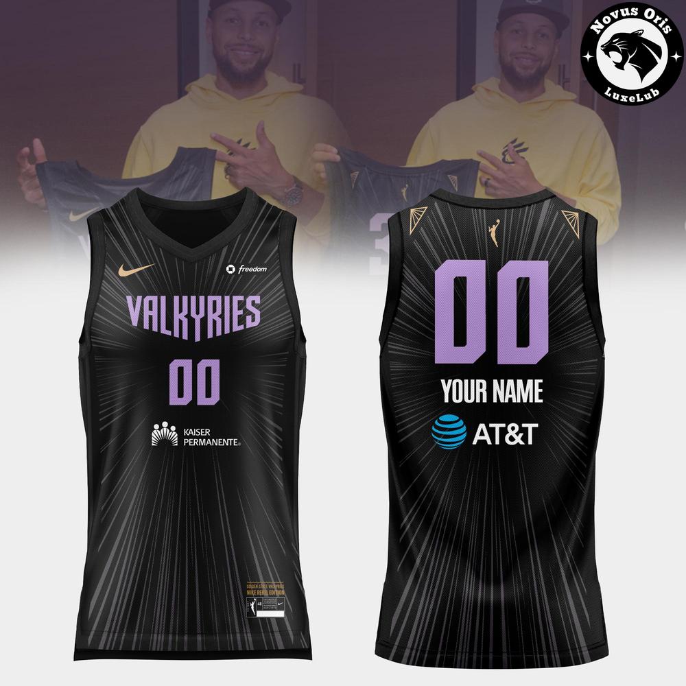Golden State Valkyries Welcome to Ballhalla Custom Basketball Jersey 1 - Unicasport Golden State Valkyries Welcome to Ballhalla Custom Basketball Jersey