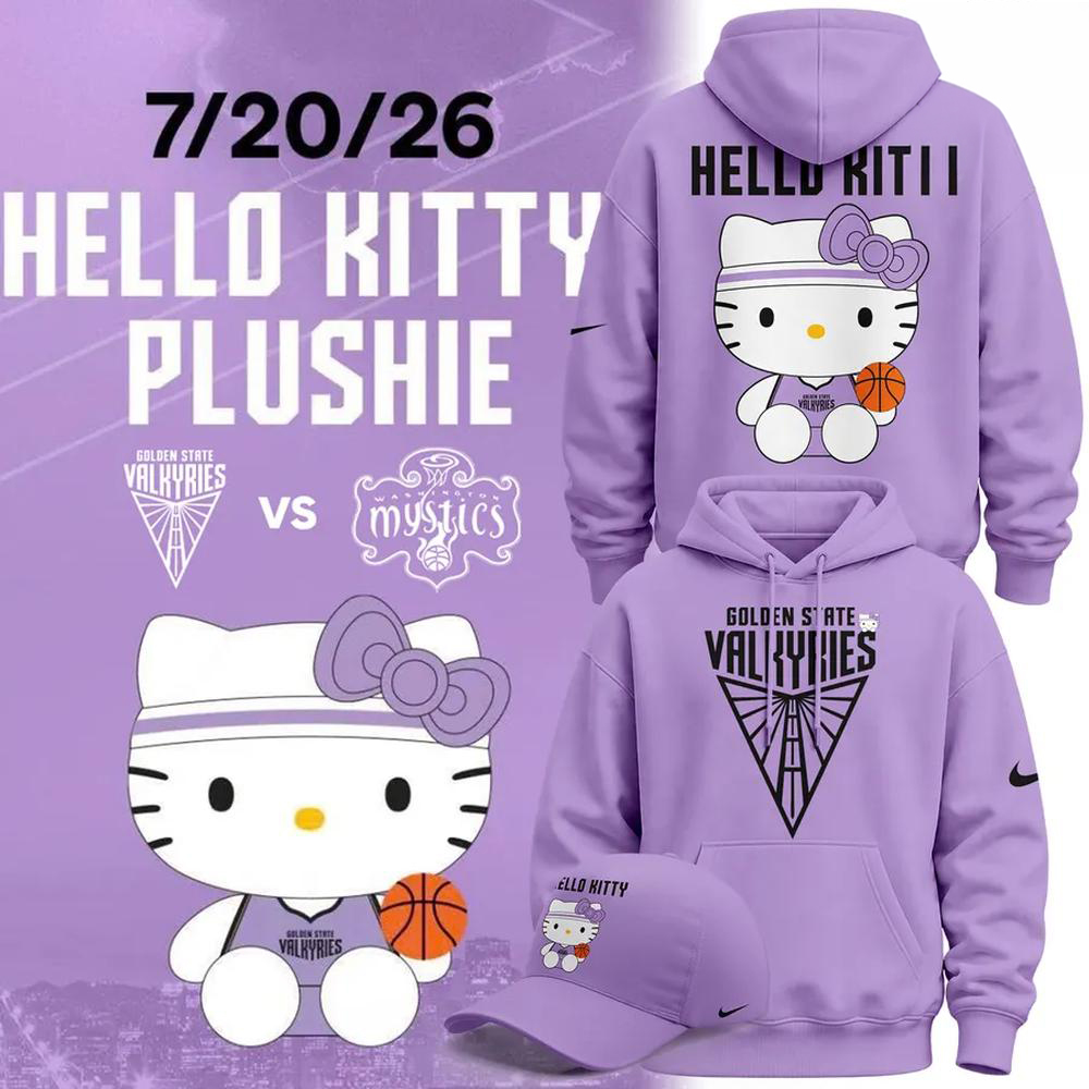 Golden State Valkyries x Hello Kitty 2026 Limited Edition Hoodie