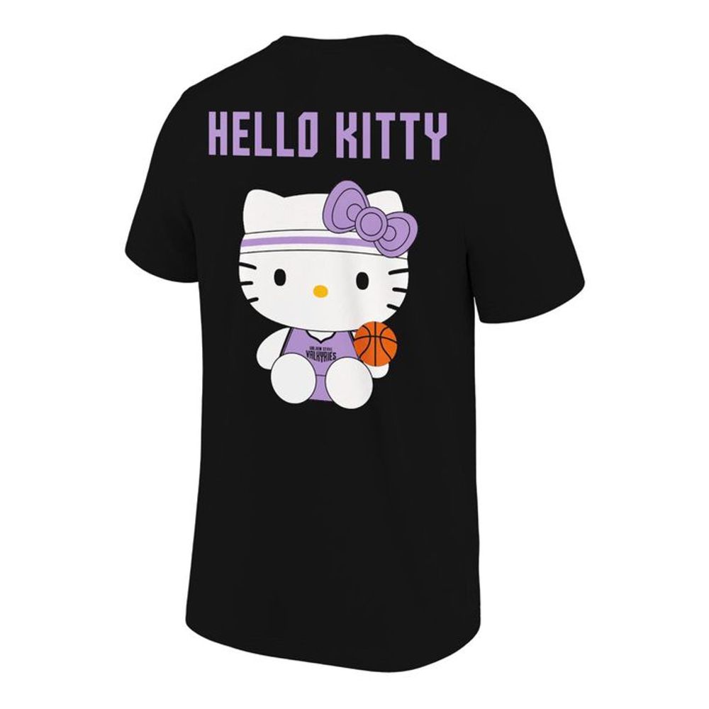 Golden State Valkyries x Hello Kitty 2026 Special Edition Black T-Shirt - Image 3