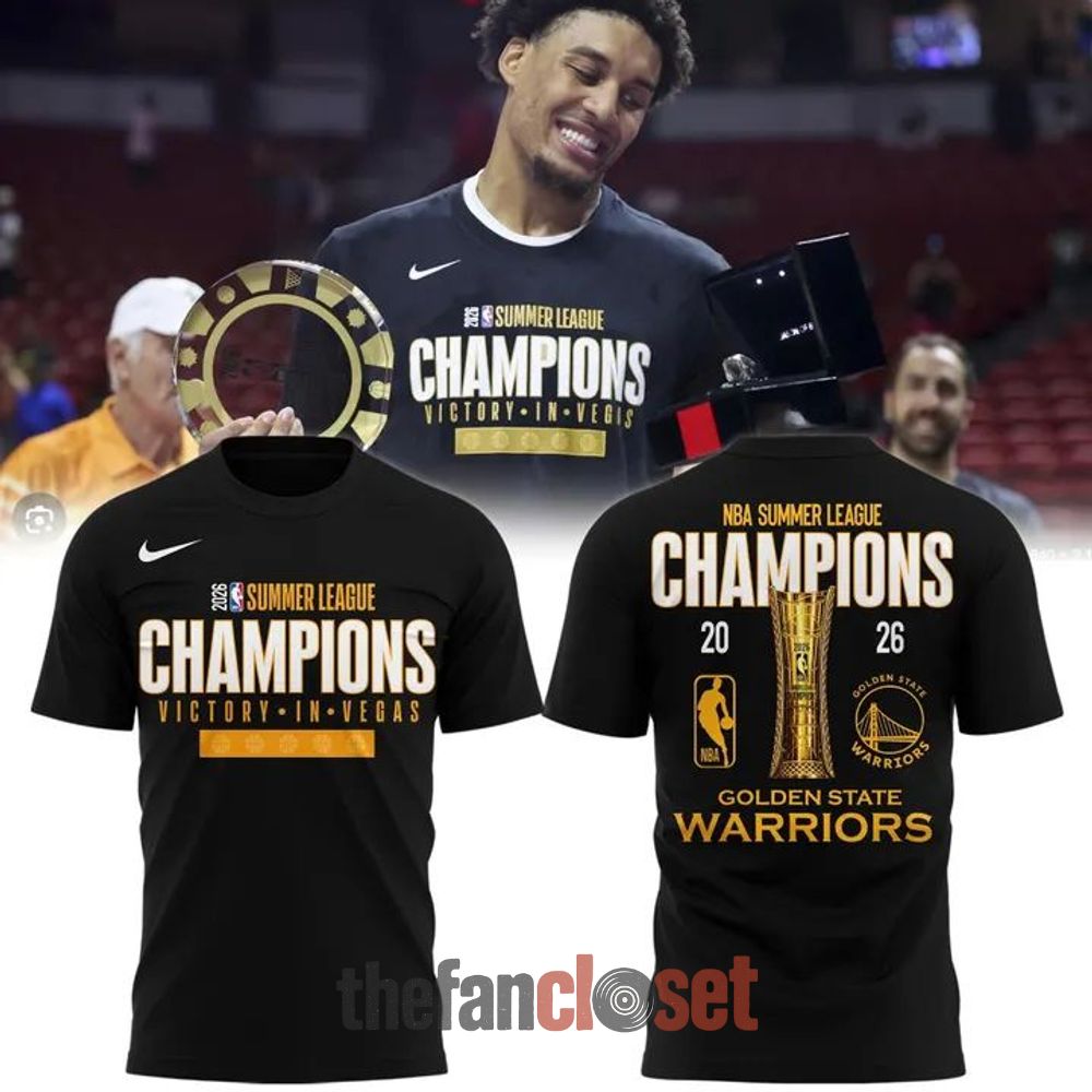 Golden State Warriors 2026 NBA Summer League Champions Commemorative Shirt