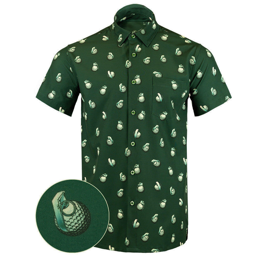 Golfnade Button Down Shirt Concealed Carry Hawaiian Shirt Best Christmas Gifts For Boyfriend