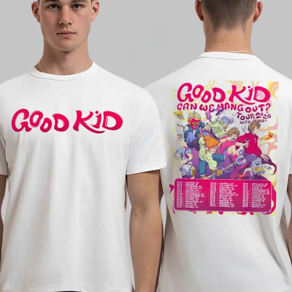 Good Kid Band Can We Hang Out Tour 2026 With Inoha World Tour Schedule Dates TShirt Merch 2025