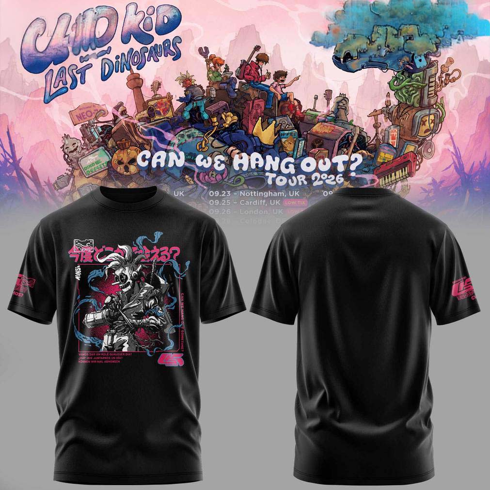 Good Kid Can We Hang Out Tour 2026 Black Graphic T Shirt - Best Gift for Fans