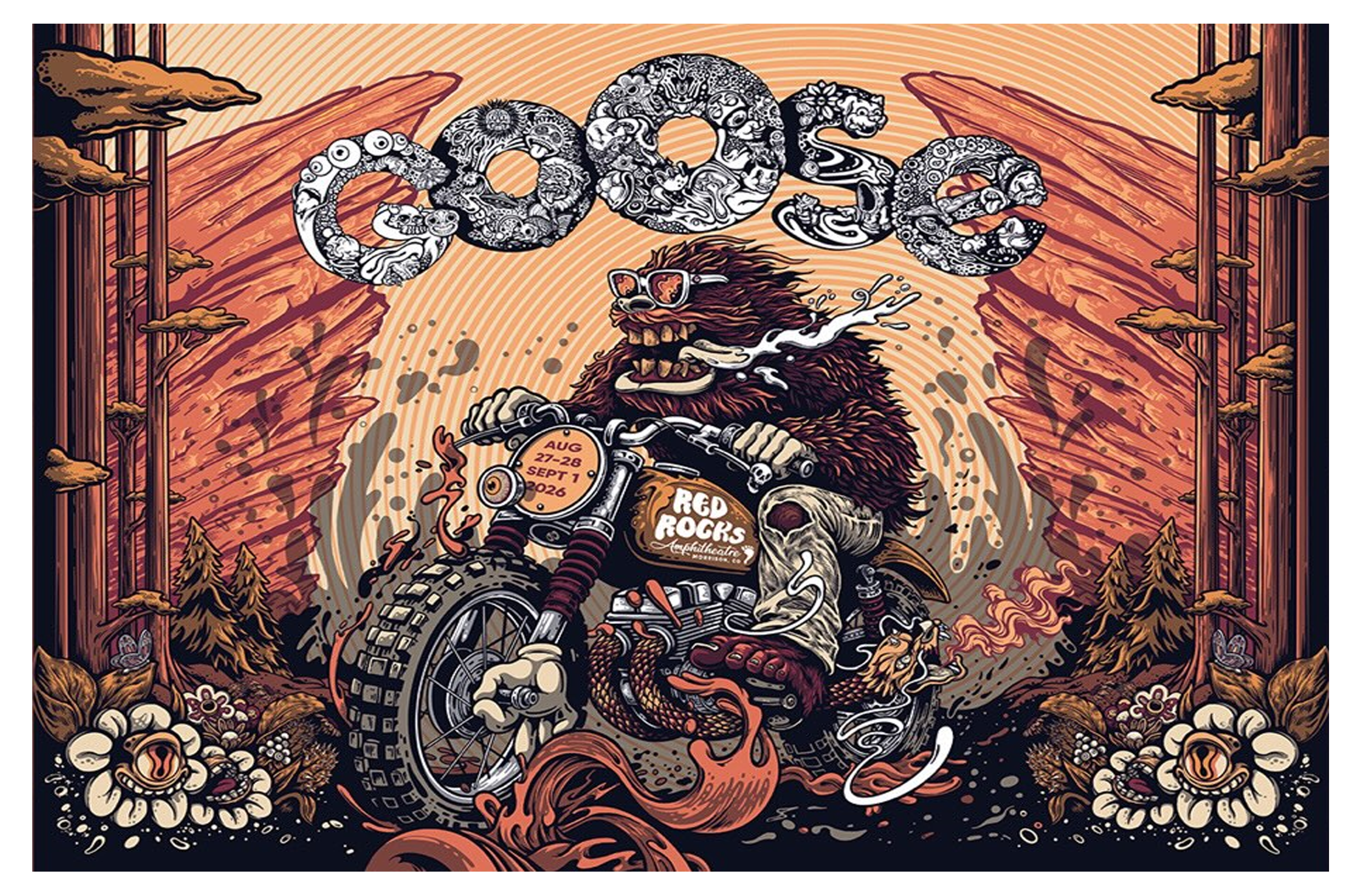 Goose Red Rocks Aug 27-28 2026 Poster