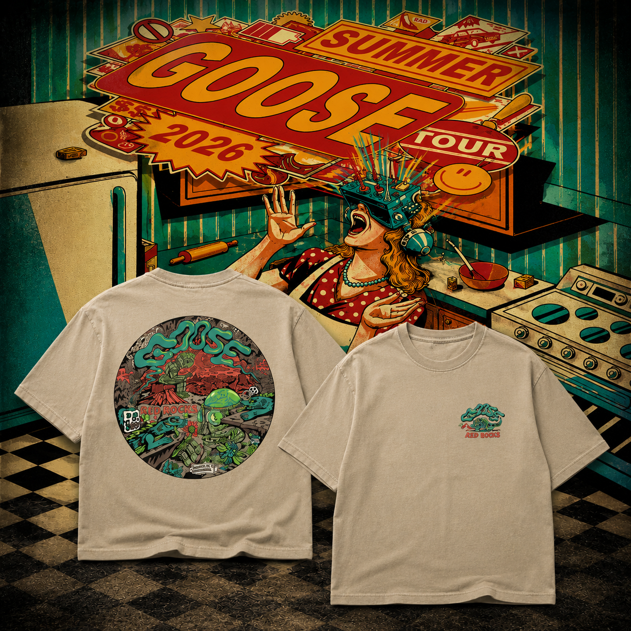 Goose Red Rocks August 27, 28 2026 Shirt