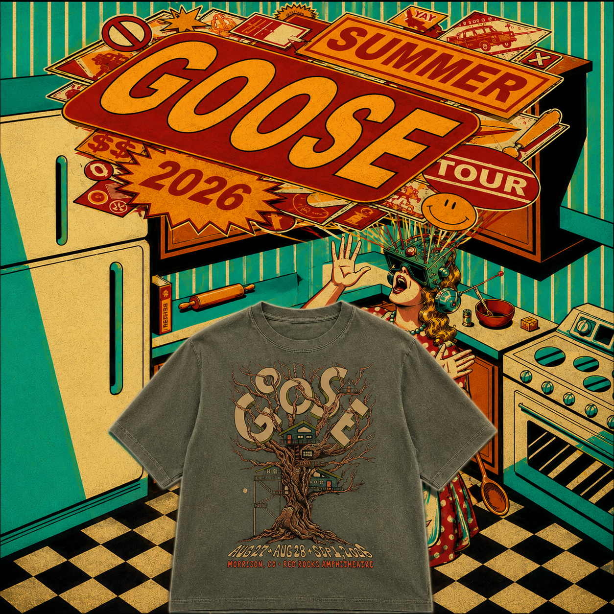 goose red rocks morrison colorado 2026 t shirt TqyPs - merchtourboutique