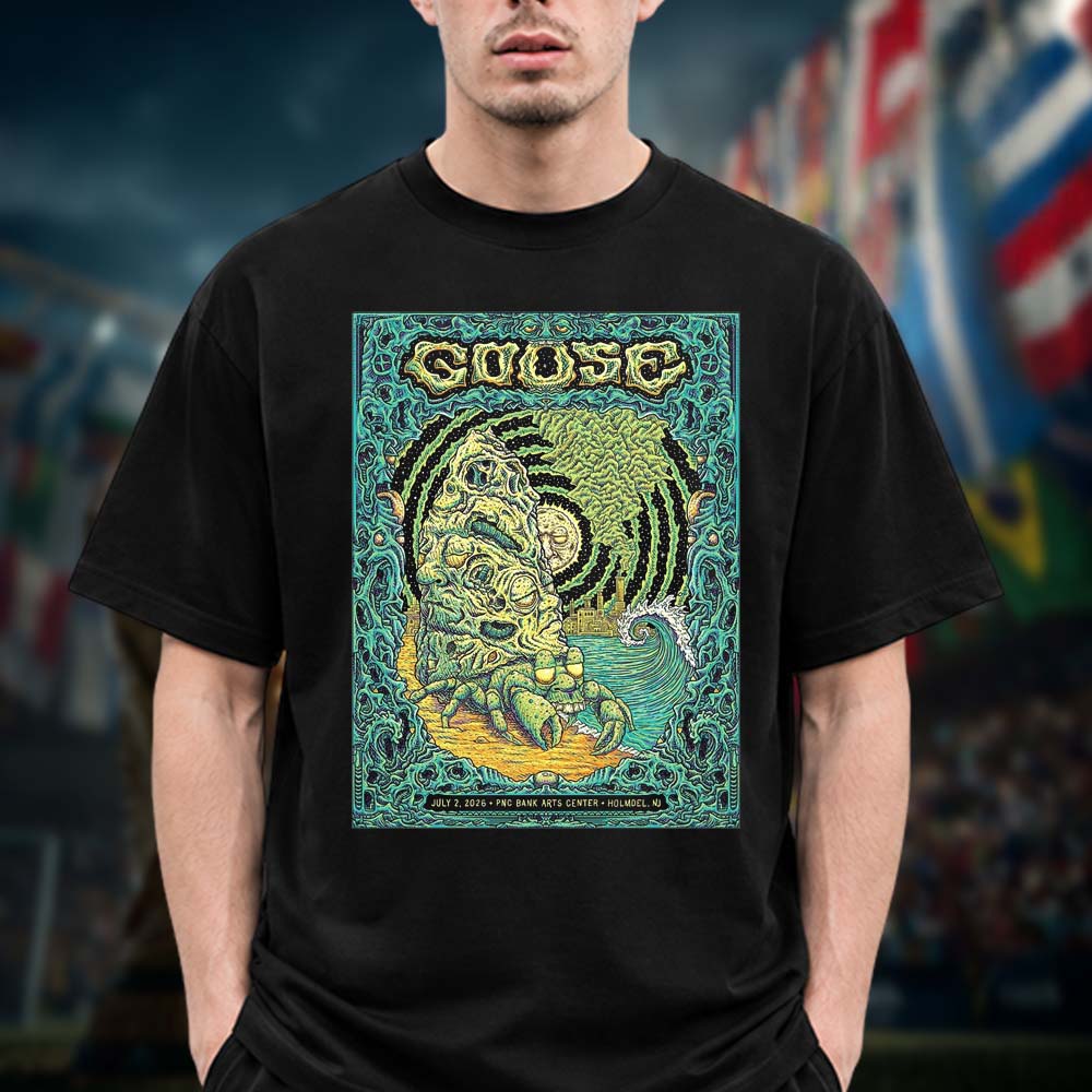 Goose The Band At PNC Bank Arts Center In Holmdel NJ On July 2 2026 Unisex T Shirt