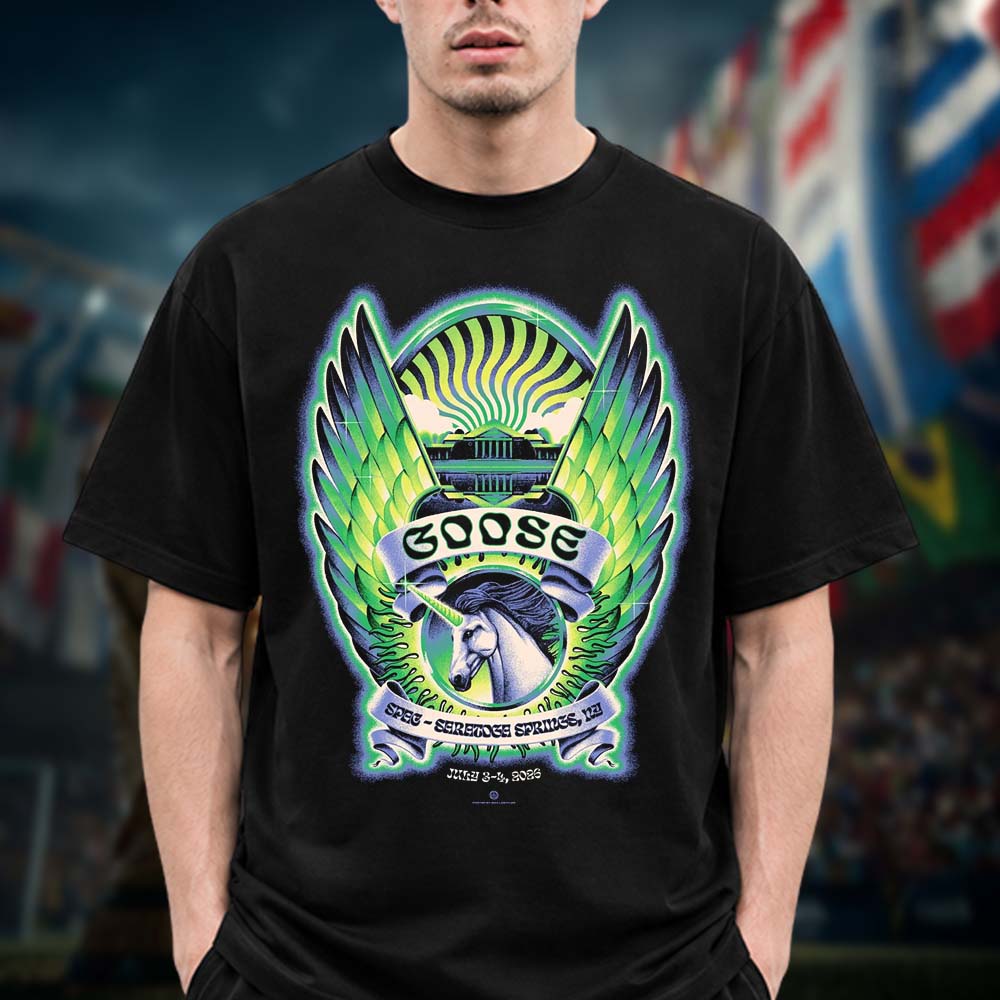 Goose The Band At Saratoga Performing Arts Center New York On July 3 4 2026 Unisex T Shirt