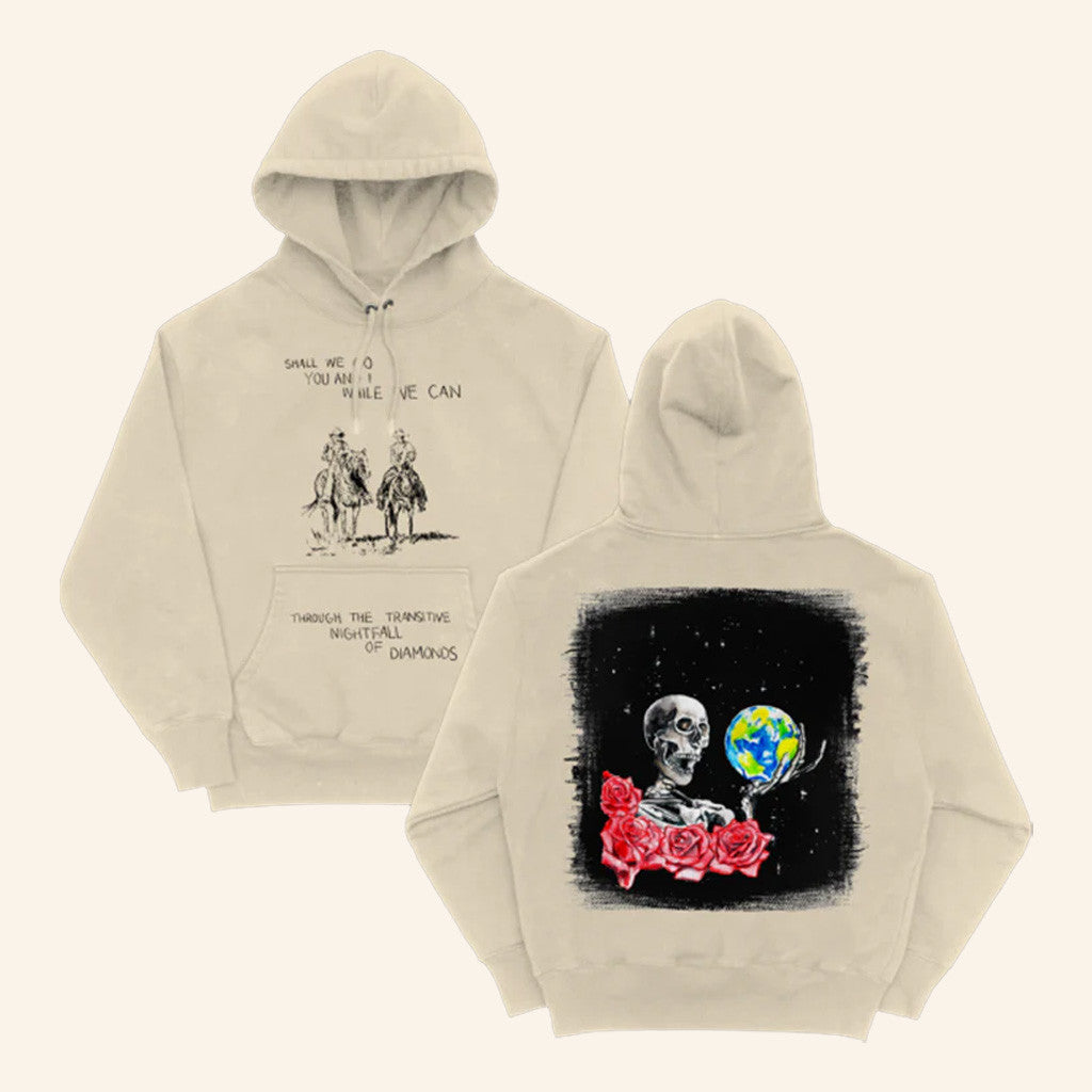 Grateful Dead Merch Dark Star Recycled Hoodie Gift Ideas For Music Lovers