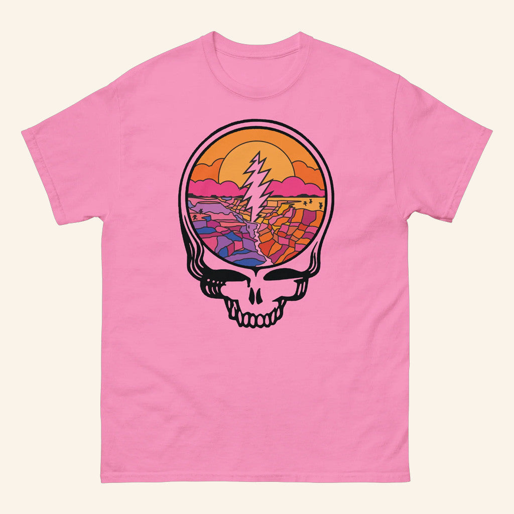 Grateful Dead Merch The Canyon T-Shirt Gift Ideas For Girlfriend