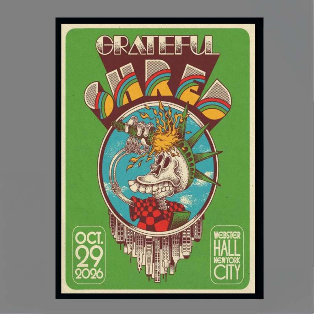 Grateful Shred Live At Webster Hall NYC October 29 2026 Poster