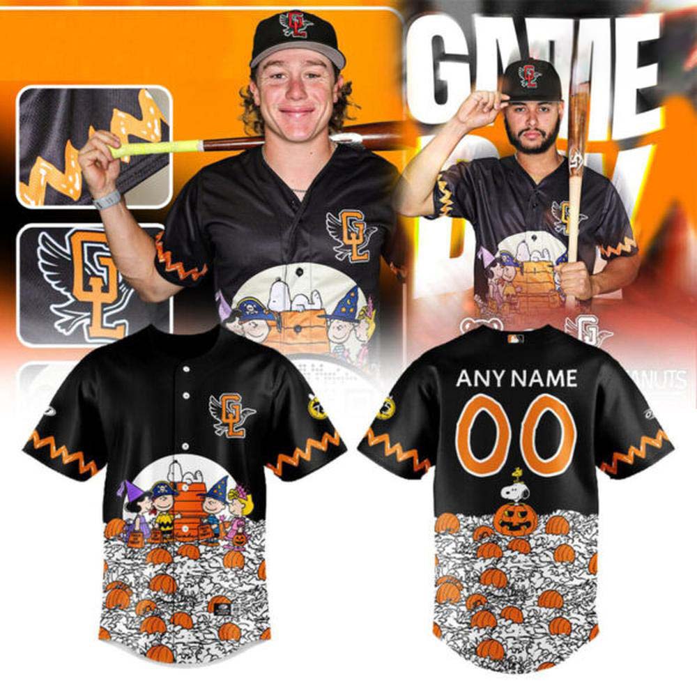 Great Lakes Loons Peanuts Halloween Custom Name 00 Baseball Jersey Baseball Fan Collection 2 - Unicasport Great Lakes Loons Peanuts Halloween Custom Name 00 Baseball Jersey Baseball Fan Collection