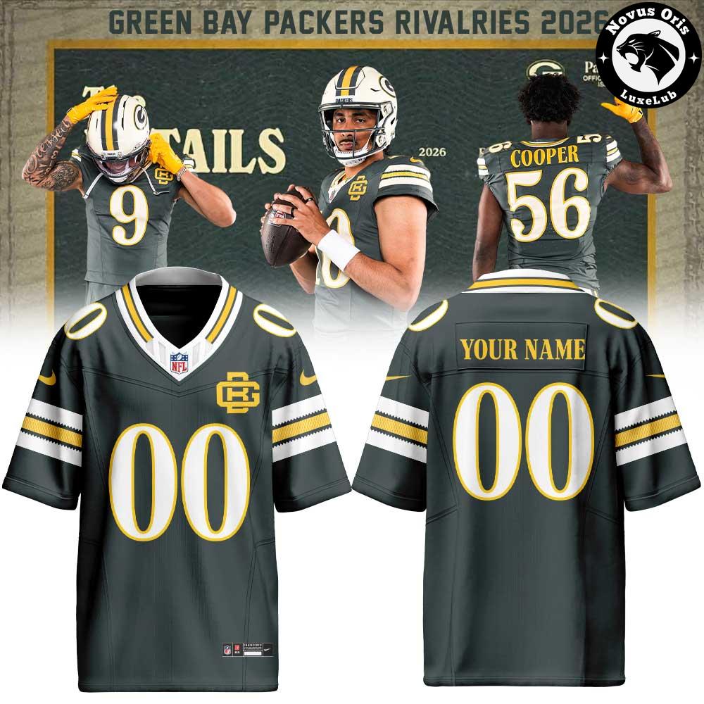 Green Bay Packers 2026 Rivalries Custom Football Jersey 1 - Unicasport Green Bay Packers 2026 Rivalries Custom Football Jersey