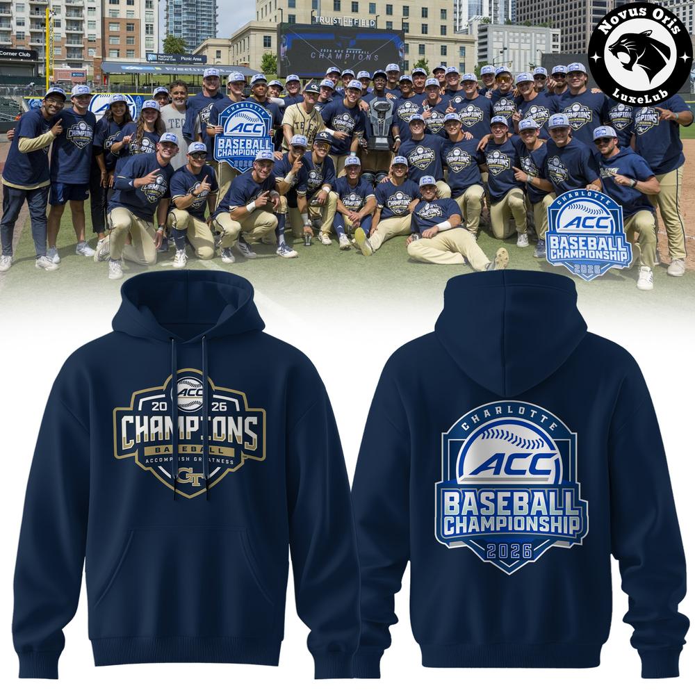 GT Yellow Jackets 2026 ACC Baseball Championship Hoodie