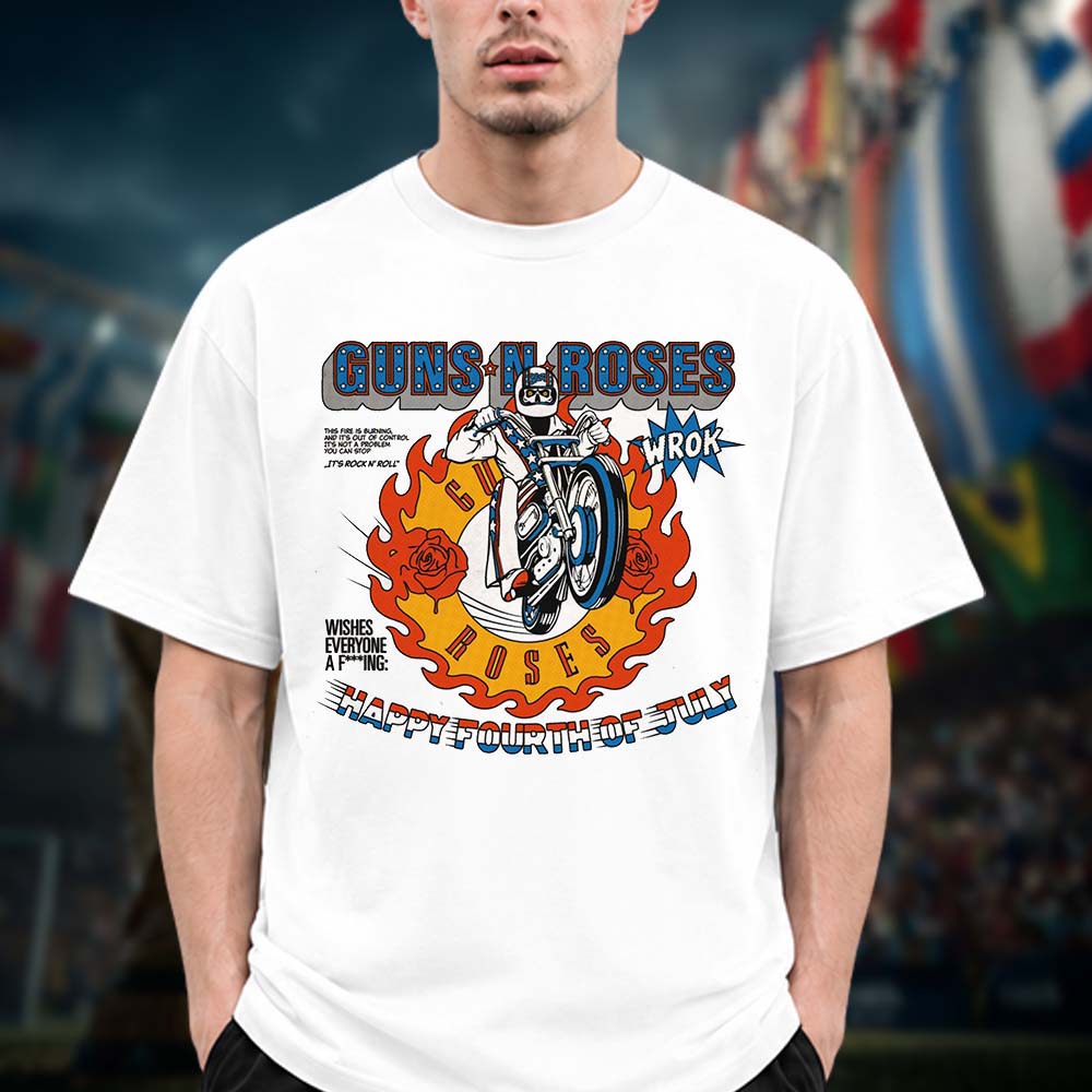 Guns N Roses Happy Fourth Of July Unisex T Shirt