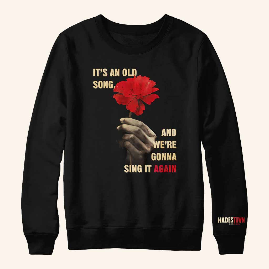 Hadestown Merch Hadestown Old Song Sweatshirt Gift Ideas For Music Lovers