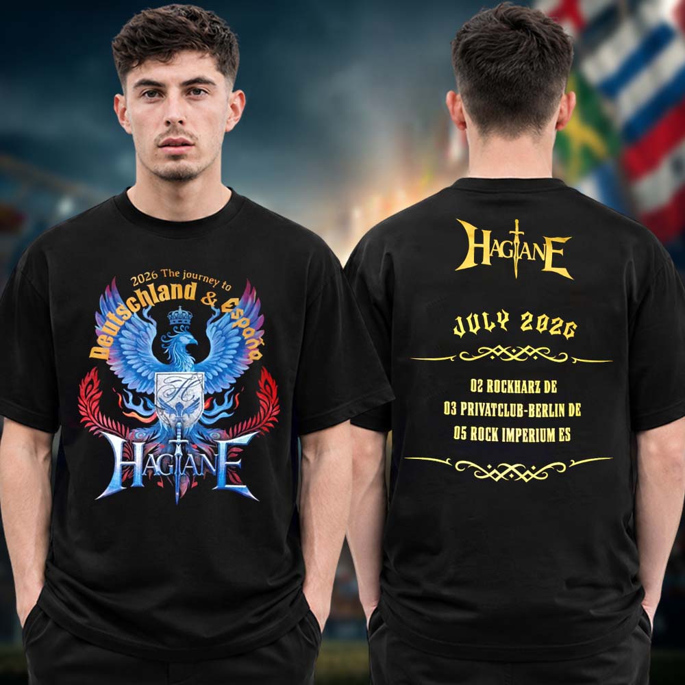 Hagane 2026 The Journey To Germany And Spain On July 2026 Two Sided Tour Dates Unisex T Shirt
