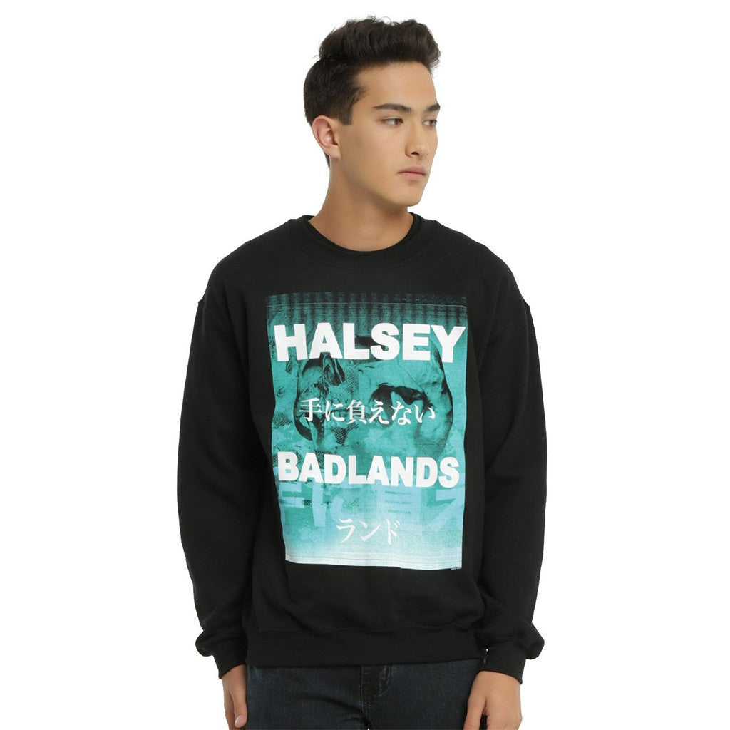 Halsey Badlands Merch Black Sweatshirt Gifts For Music Lovers