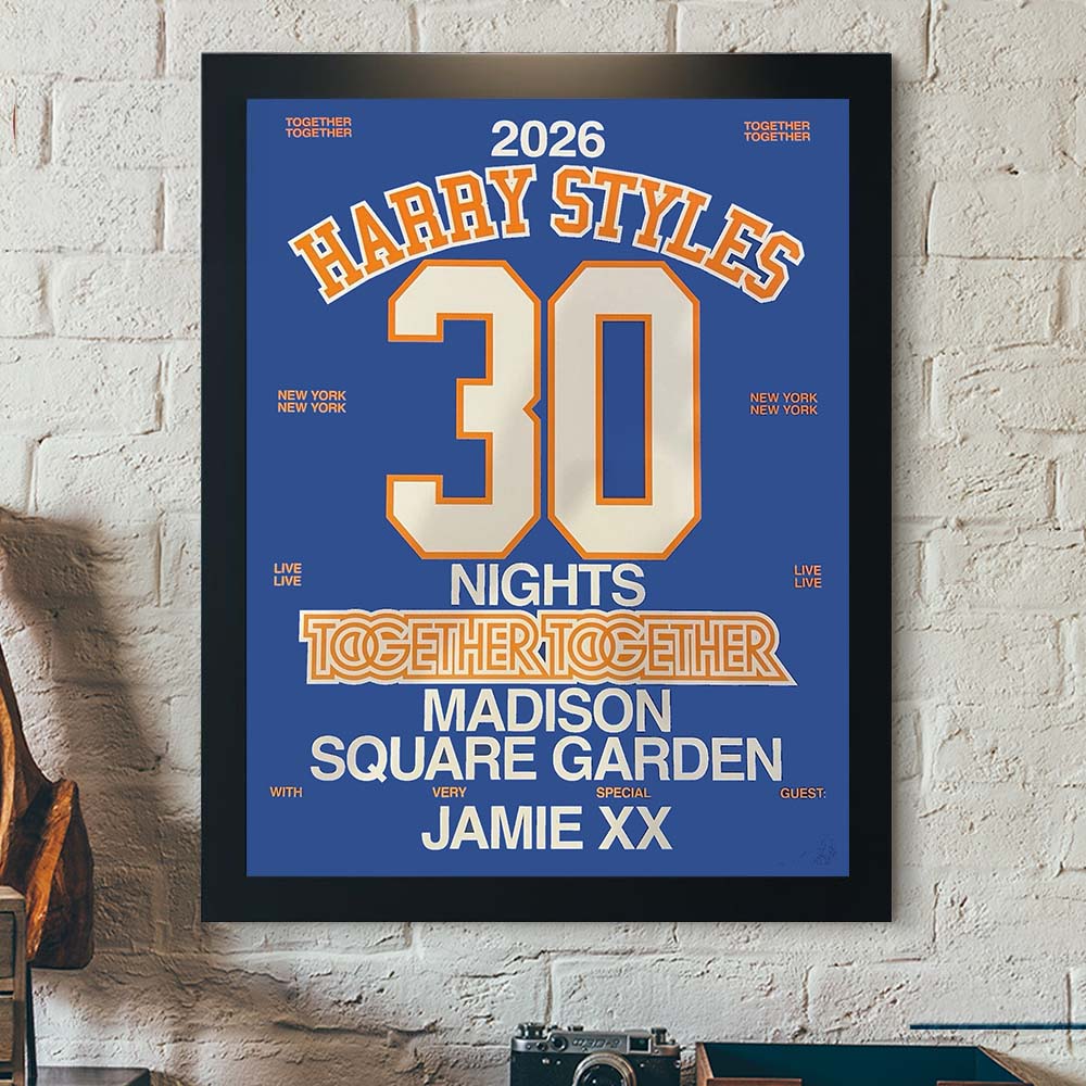 Harry Styles Harryween 2026 New York Madison Square Garden Oct 30 31 2026 Halloween Exclusive 30 Nights Poster