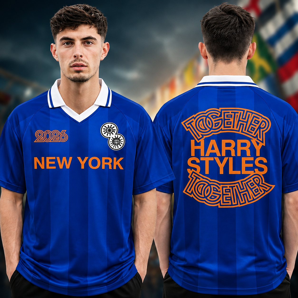 Harry Styles Merch Madison Square Garden New York City 2026 Polo Jersey