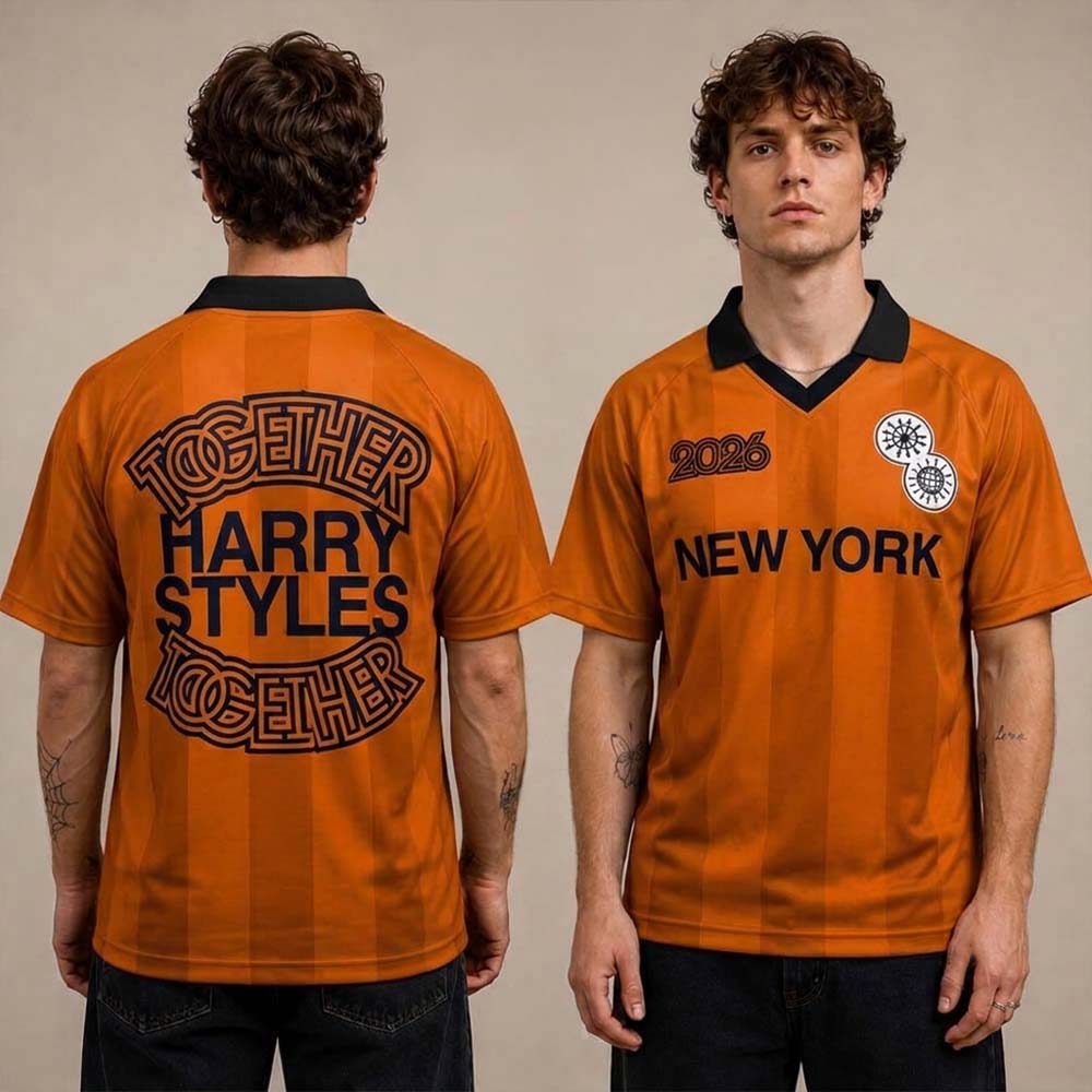 Harry Styles New York 2026 Halloween Show MSG Madison Square Garden Exclusive Harryween Orange Soccer Jersey
