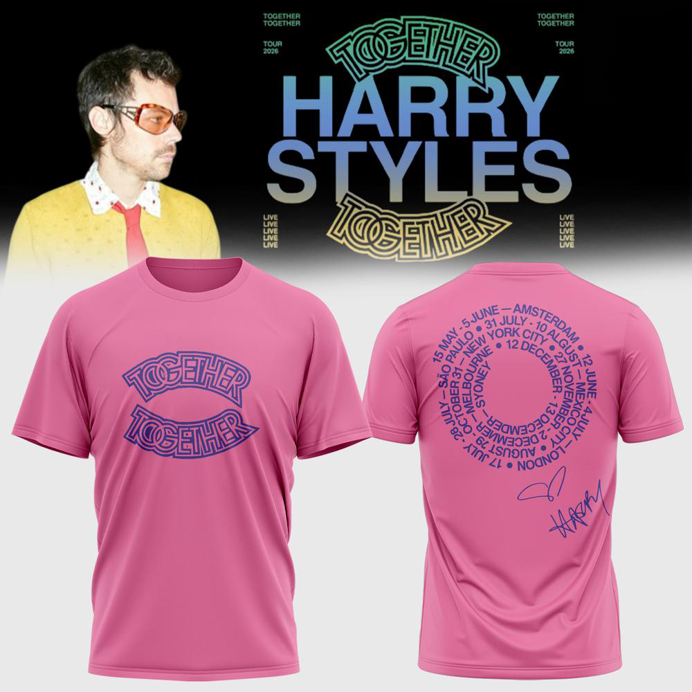 Harry Styles Pink Together Together Fan T Shirt