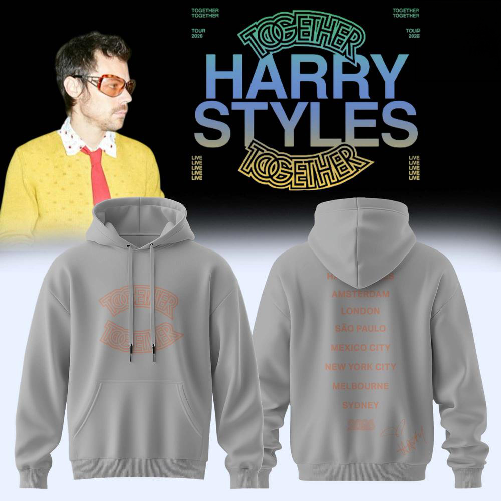 Harry Styles Together Together 2026 White Tour Hoodie