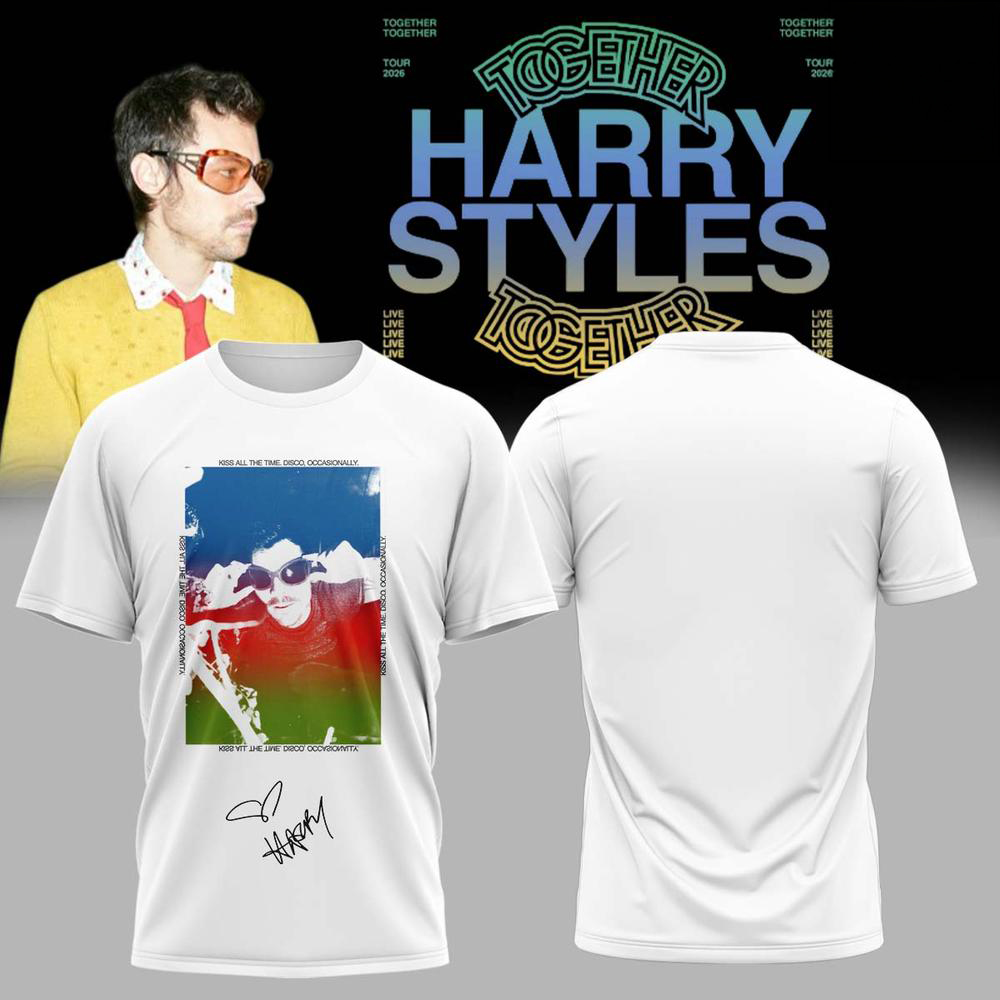 Harry Styles White Concert Fan T Shirt
