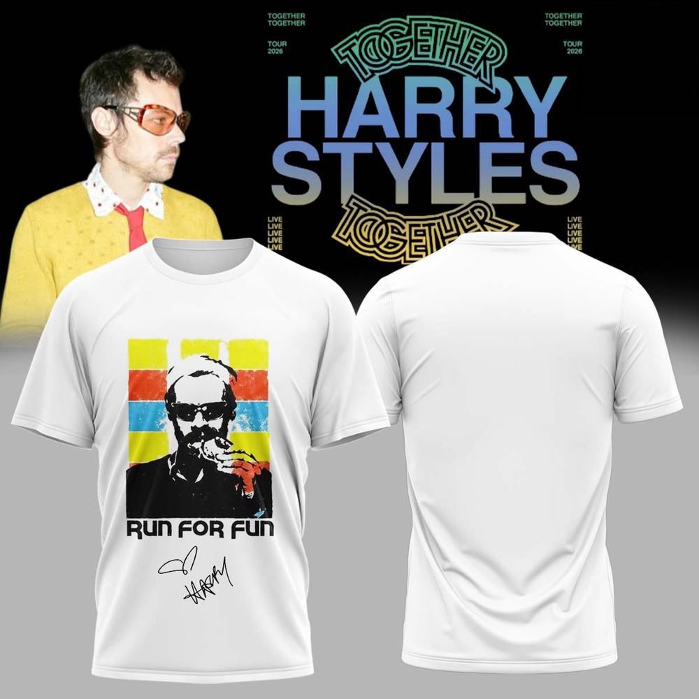 Harry Styles White Together Together Concert T Shirt