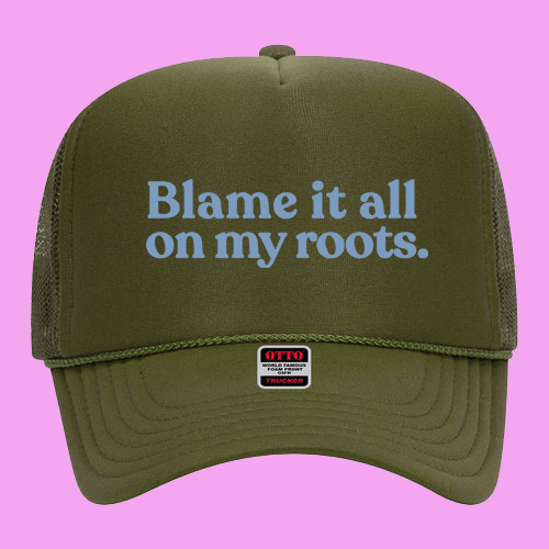 Garth Brooks Blame It All On My Roots Tour 2026 Olive Green Baseball Cap - Best Gift for Fans