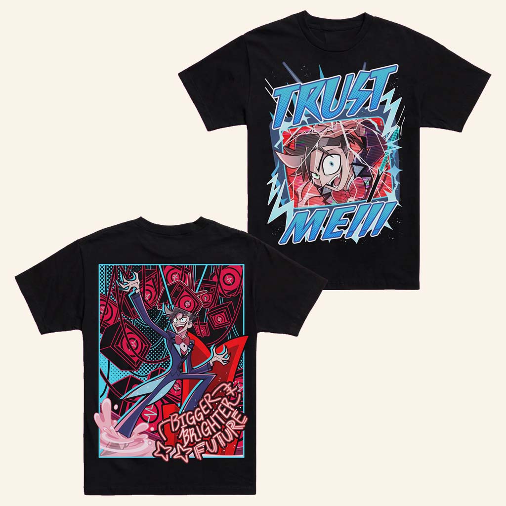 Hazbin Hotel Merch Bigger Brighter Future TShirt Hazbin Hotel Apparel Gifts For Music Lovers Merch 2026