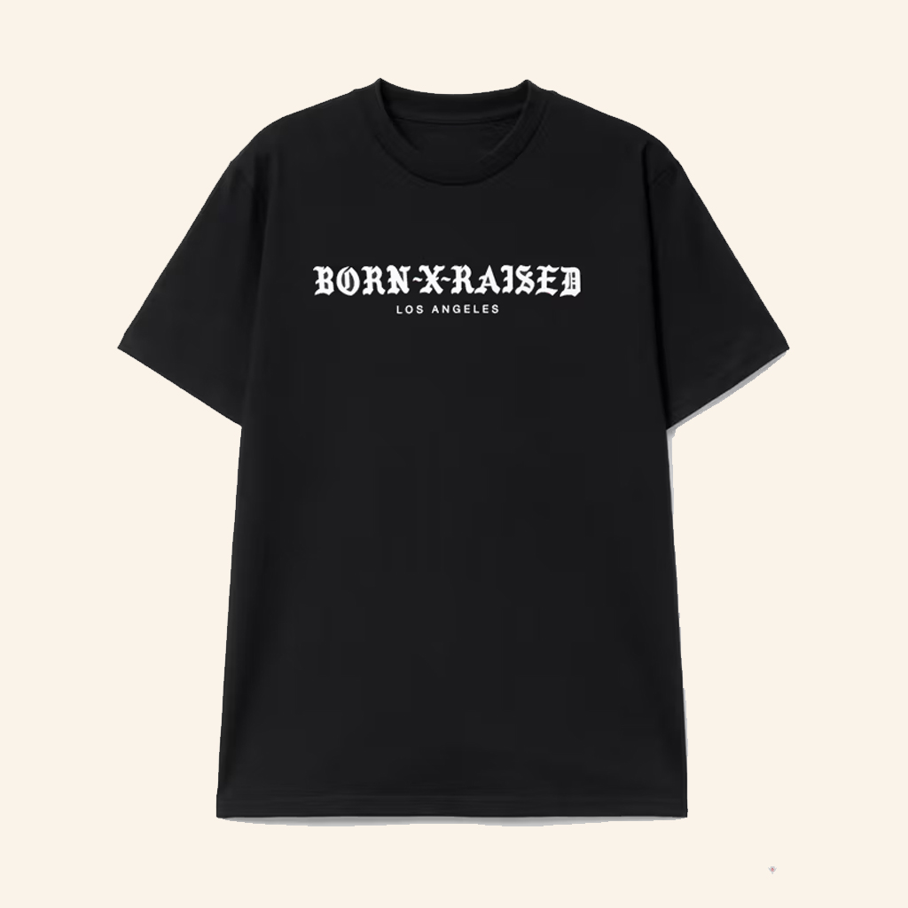 HBX Merch Born X Raised Los Angeles TShirt Unique Presents For Friends Merch 2026