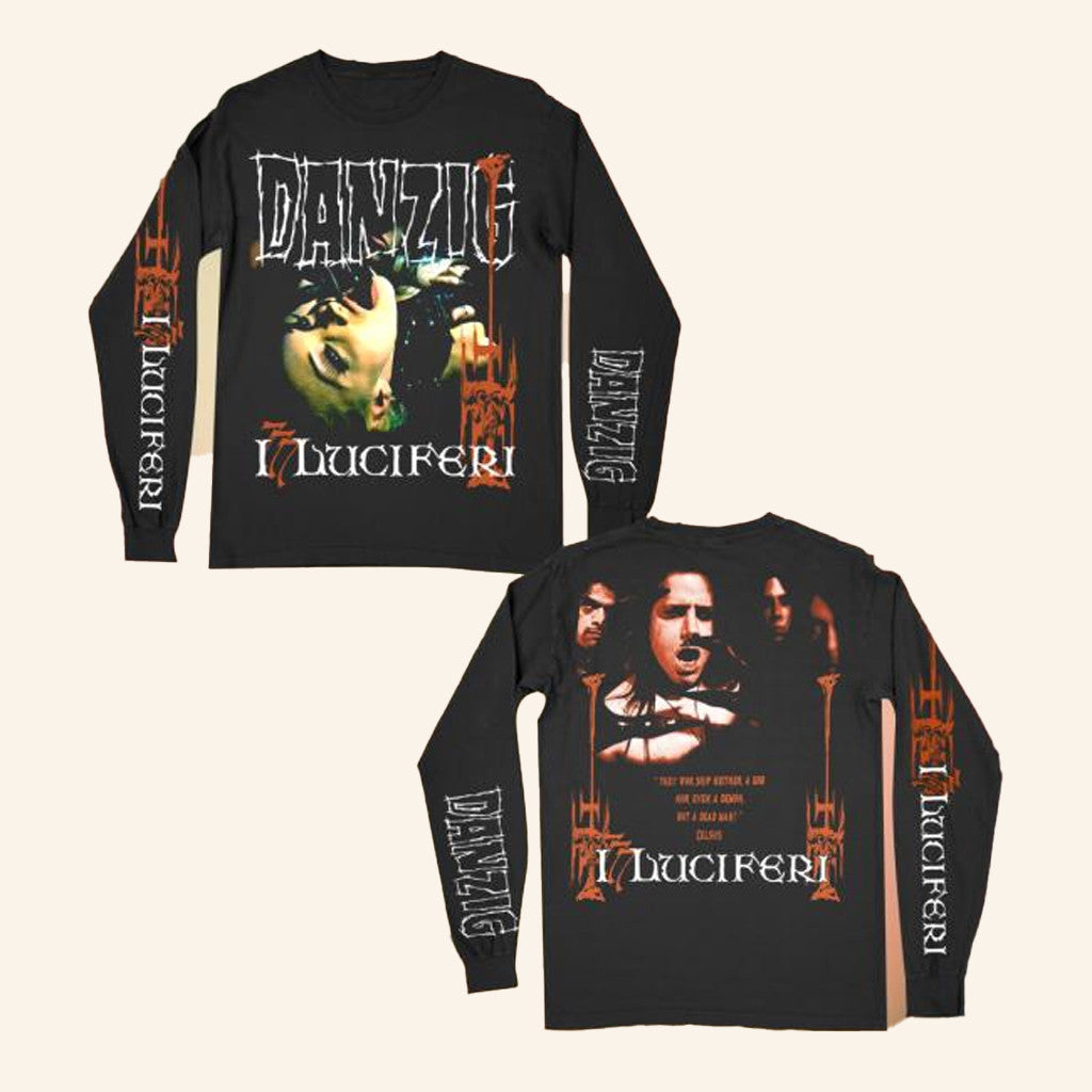 Heaven's Basement Merch Danzig I Luciferi Long Sleeve Shirt Gift For Rock Music Lovers