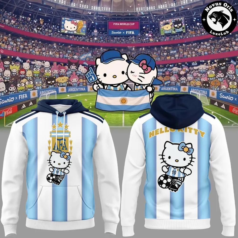 Hello Kitty x Argentina World Cup 3 Stars Limited Edition Hoodie