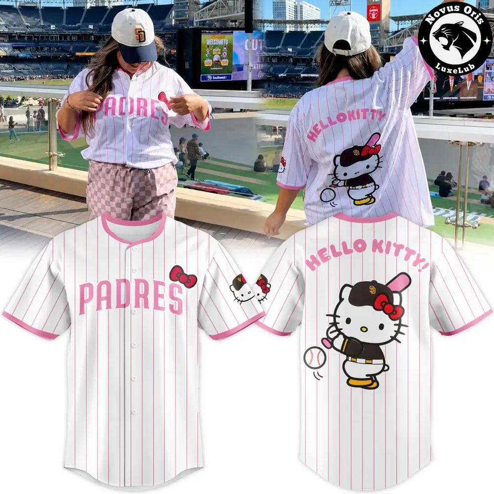 Hello Kitty x San Diego Padres 2026 Limited Edition Baseball Jersey 1 - Unicasport Hello Kitty x San Diego Padres 2026 Limited Edition Baseball Jersey