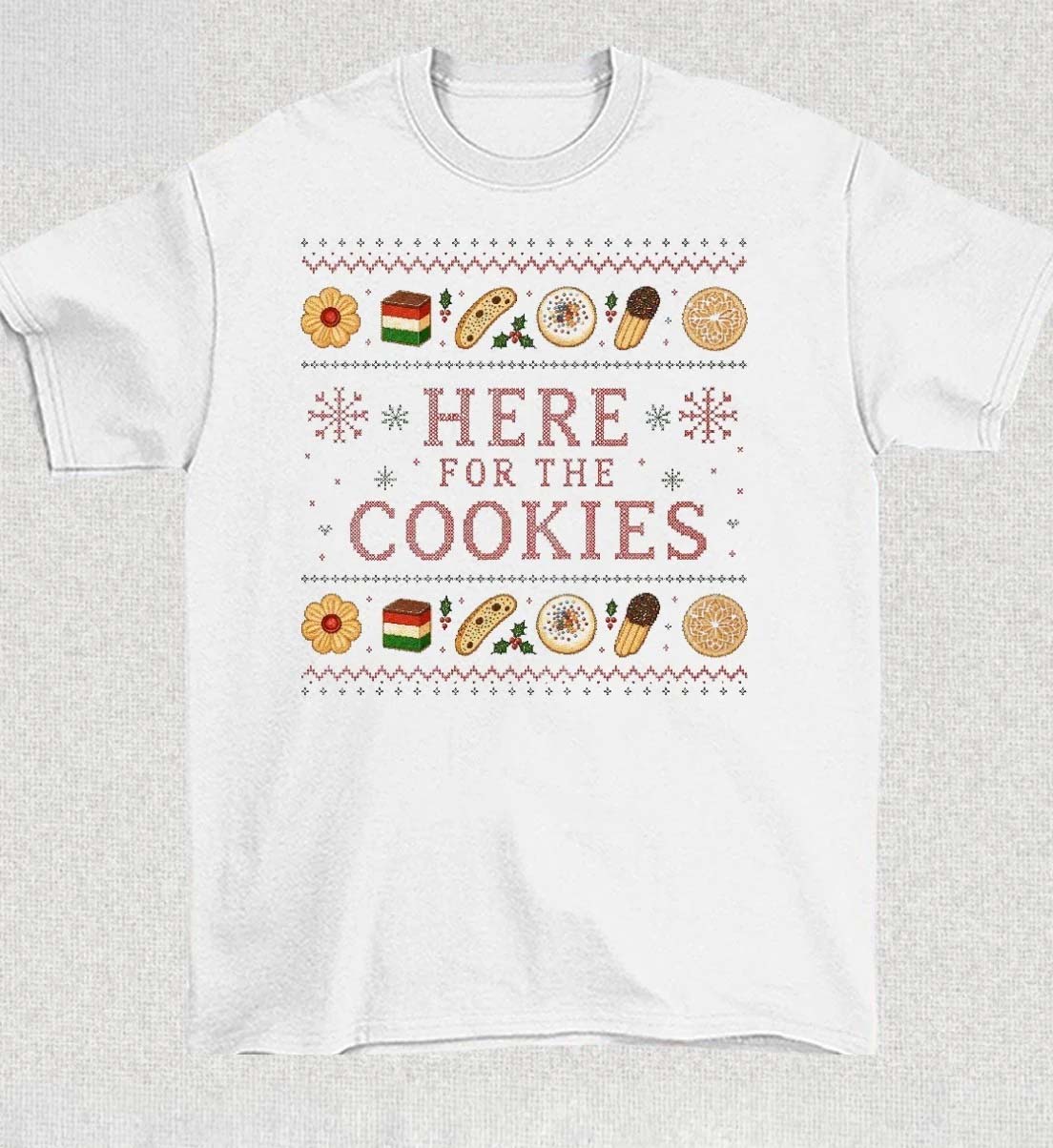 Here for the Cookies Merry christmas TShirt