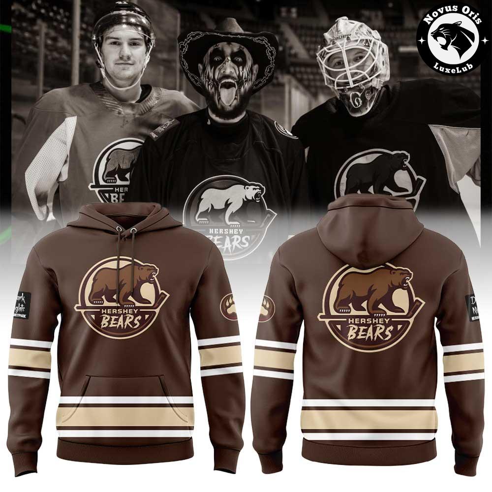 Hershey Bears Glow in the Dark Nights 2026 Pullover Hoodie 1 - Unicasport Hershey Bears Glow in the Dark Nights 2026 Pullover Hoodie