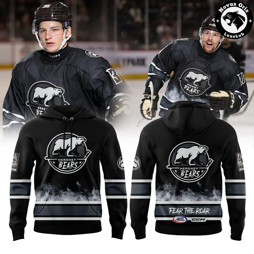 Hershey Bears Hersheypark Dark Nights 2026 Black Pullover Hoodie 1 - Unicasport Hershey Bears Hersheypark Dark Nights 2026 Black Pullover Hoodie