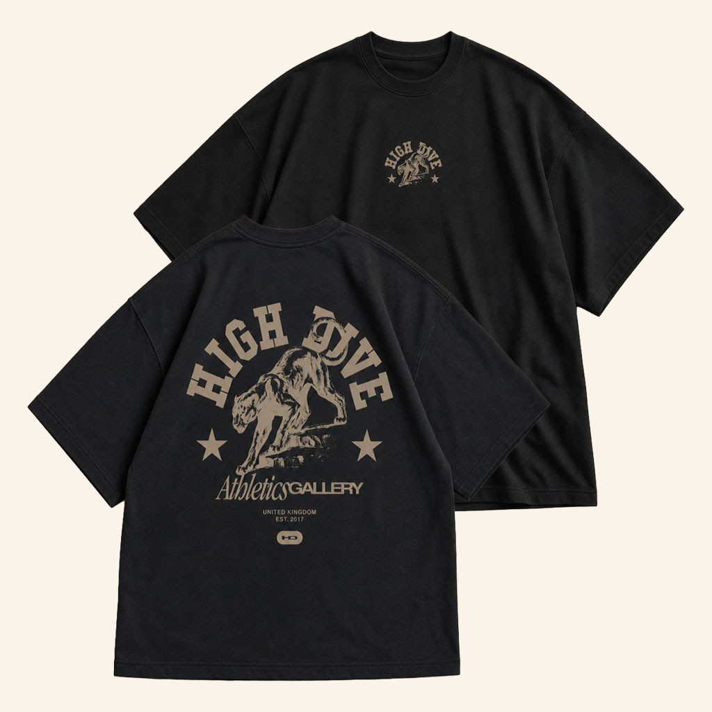 High Dive Apparel Merch 2026 Panther BlackTShirtUnique Gifts For Brothers