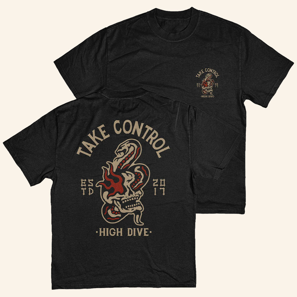 High Dive Apparel Merch 2026 Take ControlTShirtGifts For My Husband