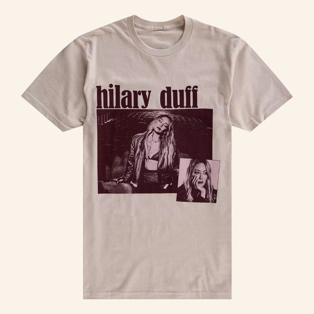 Hilary Duff Merch 2026 Luck Or SomethingTShirtHilary Duff Shirt Present For Fans