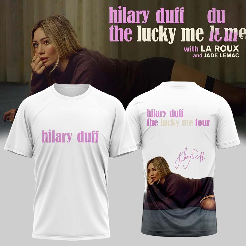 Hilary Duff The Lucky Me Tour 2026 TShirt