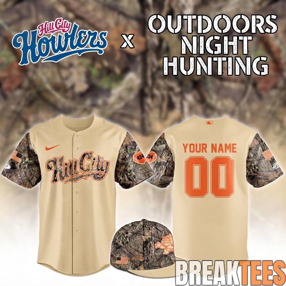 Custom Jersey - Hill City Howlers Outdoors Hunting Night 2026 Theme Game