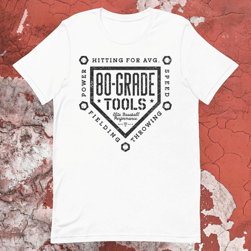 Hitting For Avg Power Fielding Throwing Speed 80Grade Tools TShirts