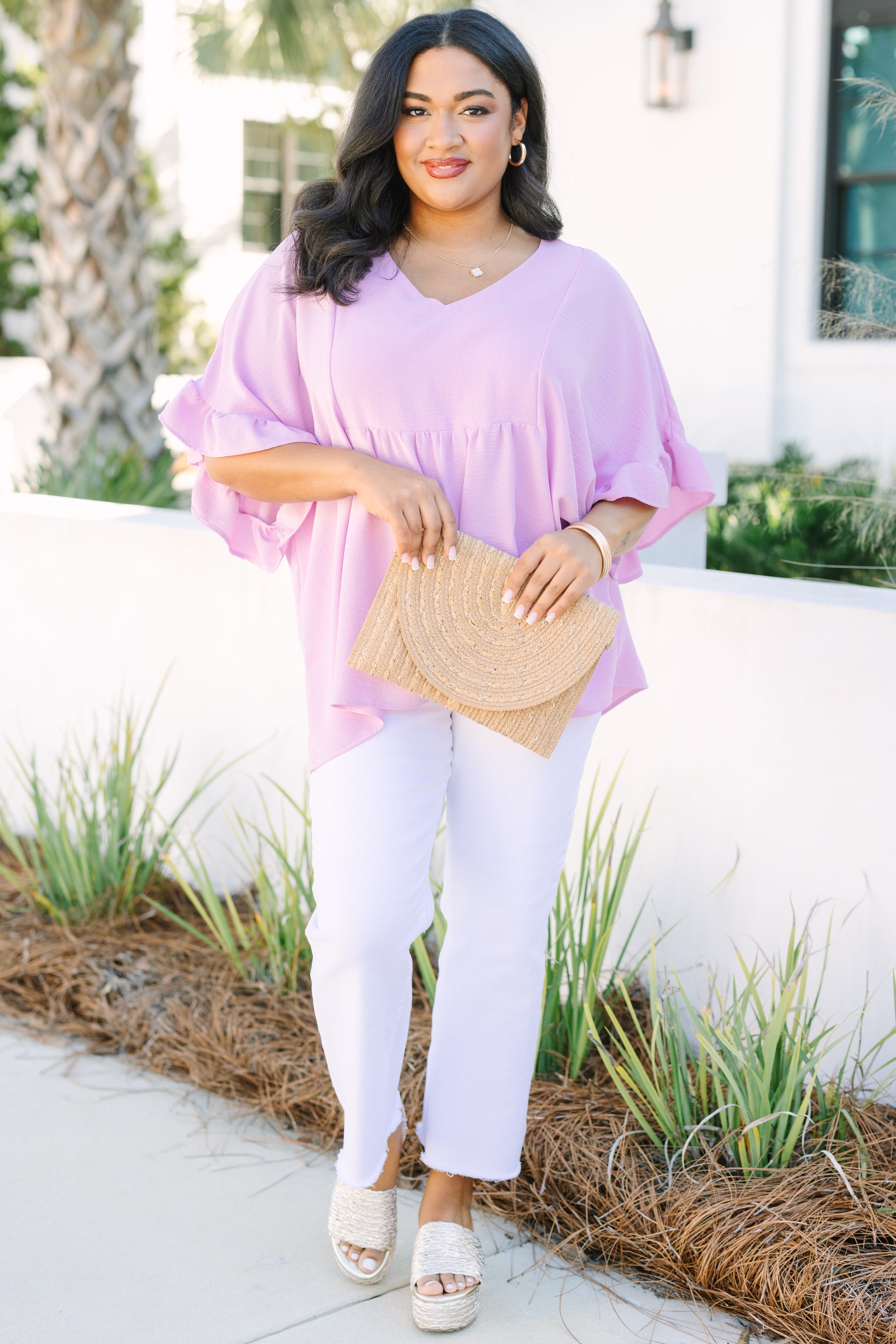 Holding Steady Top, Light Purple 3 Holding Steady Top, Light Purple - Image 3