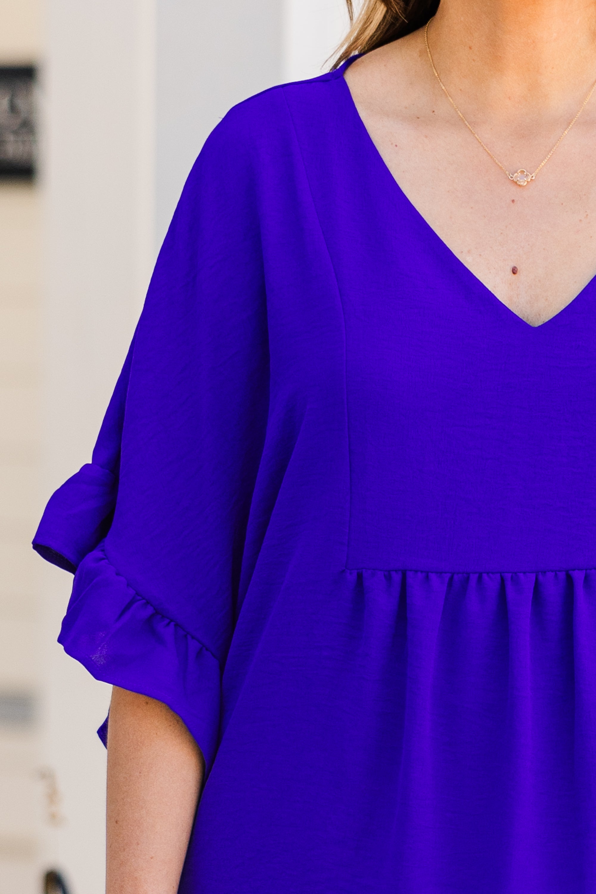 Holding Steady Top, Royal Blue 4 Holding Steady Top, Royal Blue - Image 4